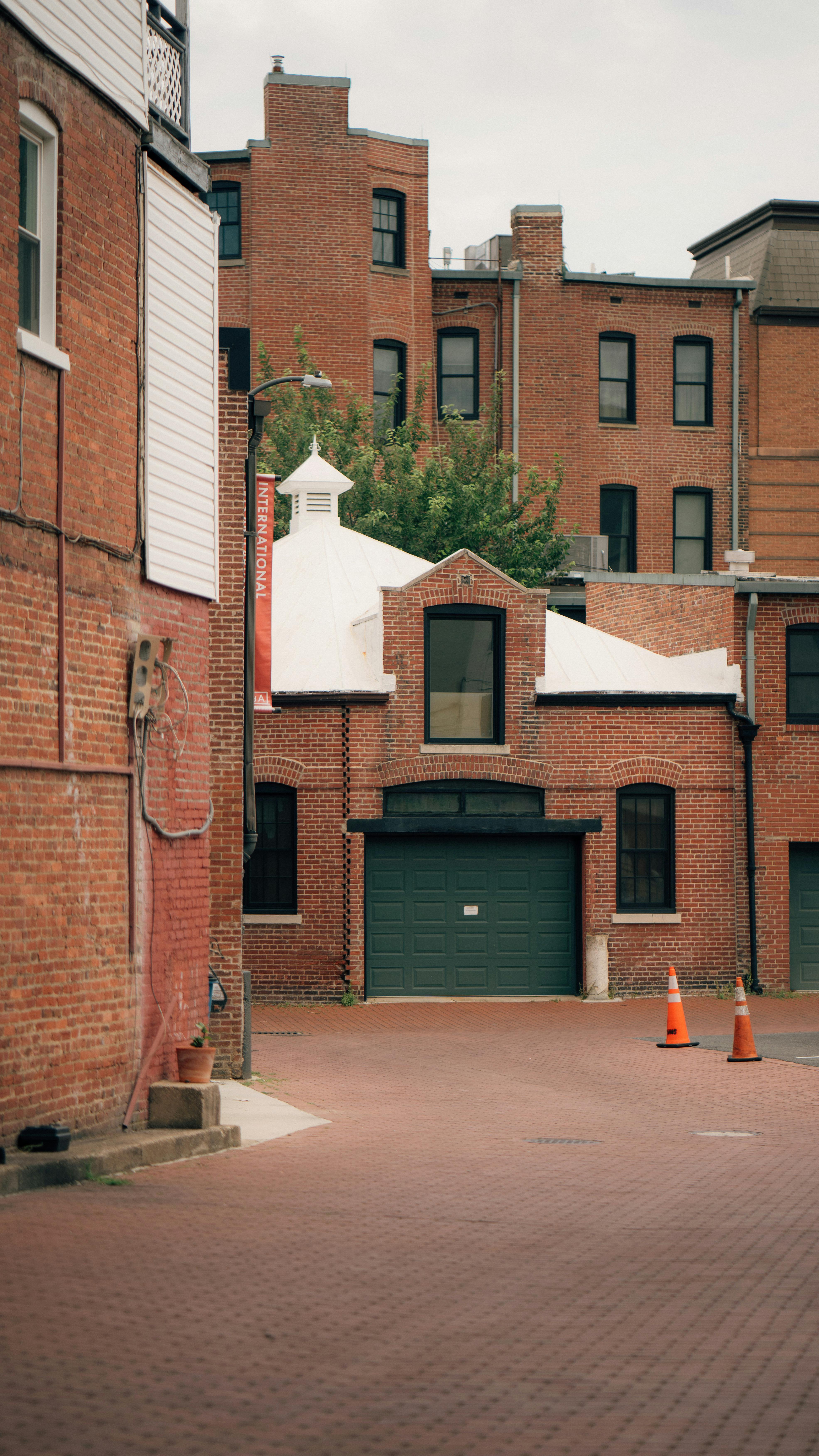 Urban residential garage door in San Francisco